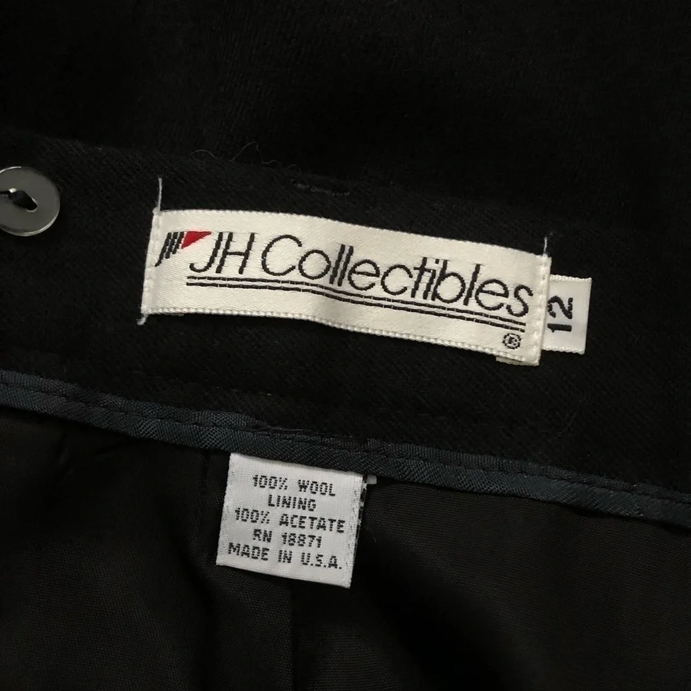 Vintage JH Collectibles Wool Pencil Skirt - Picture 3 of 4